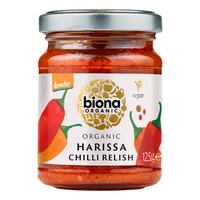 Biona Organic Harissa Chili Relish - Ø - 125 g.