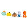 Akuku Bath Toys - Dinosaurs - 5 stk.