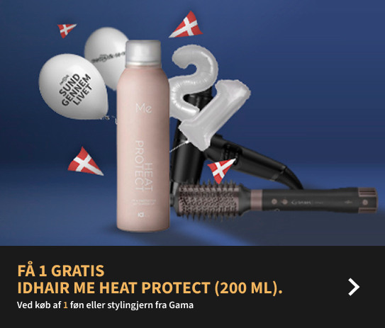 Fødselsdagsfest - GAMA - Få 1 gratis IdHAIR Me Heat Protect (200 ml)