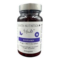 Earth Nutrition Vegansk D-vitamin 38 µg m. MCT fra Kokos - 60 kaps.