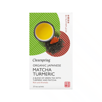 Clearspring Grøn Te m. Gurkemeje og Matcha - Ø - 20 breve