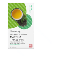 Clearspring Grøn Te m. Matcha & Mint - Ø - 20 breve