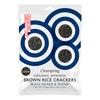 Clearspring Organic Brown Rice Crackers, black sesame