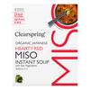 Clearspring Miso Soup Hearty Red - 40 g