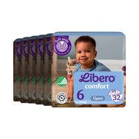 Libero Comfort 6 Åben Ble - 6 x 32 stk.