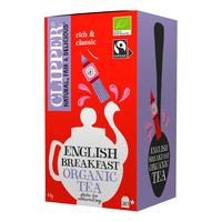 Clipper English Breakfast Te - Fairtrade - Ø - 20 breve