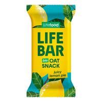 LifeFood Lifebar Havrebar Juicy Lemon Pie - Øko - 40 g.