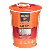King Soba Chilli Miso Ramen - Instant Cup - Øko - 85 g.