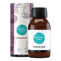 Viridian Elderberry Sirup m. Vitamin C Ekstrakt - Ø - 100 ml.