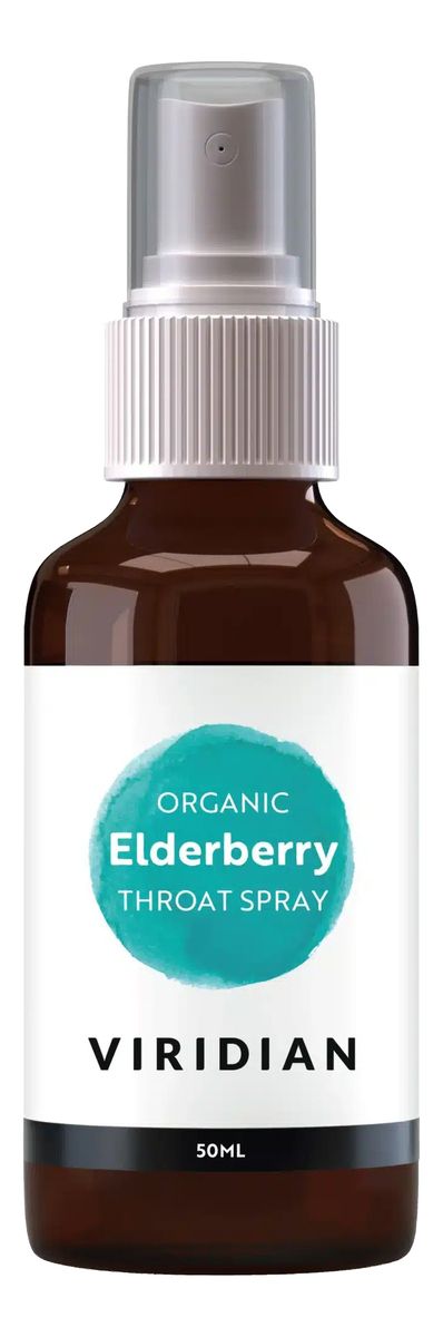 Viridian Elderberry Halsspray - Ø - 50 ml.