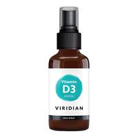 Viridian D3 Vitamin Spray - 2000 IU - 20 ml.