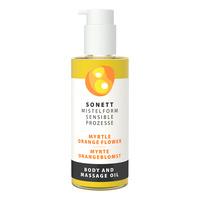 Sonett Mistelform Krops- og Massageolie Myrte-Orangeblomst - Ø - 145 ml.