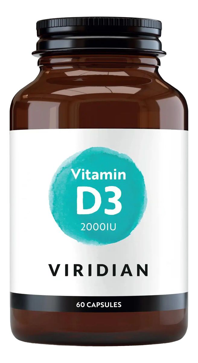 Viridian Vitamin D3 - 2000 IU - 60 kaps.